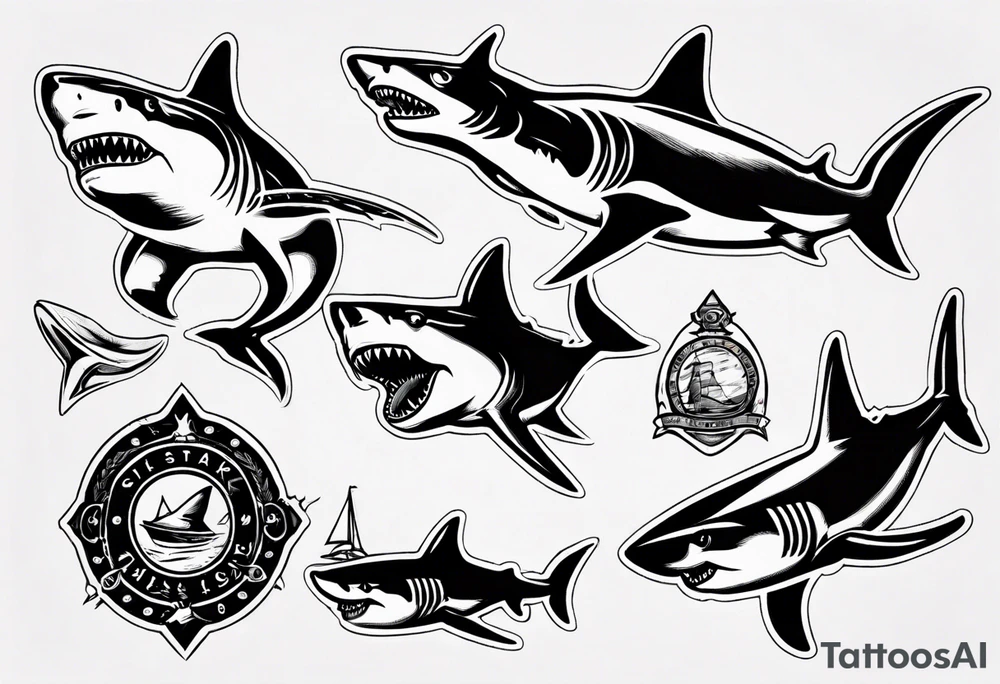 Shark tattoo idea