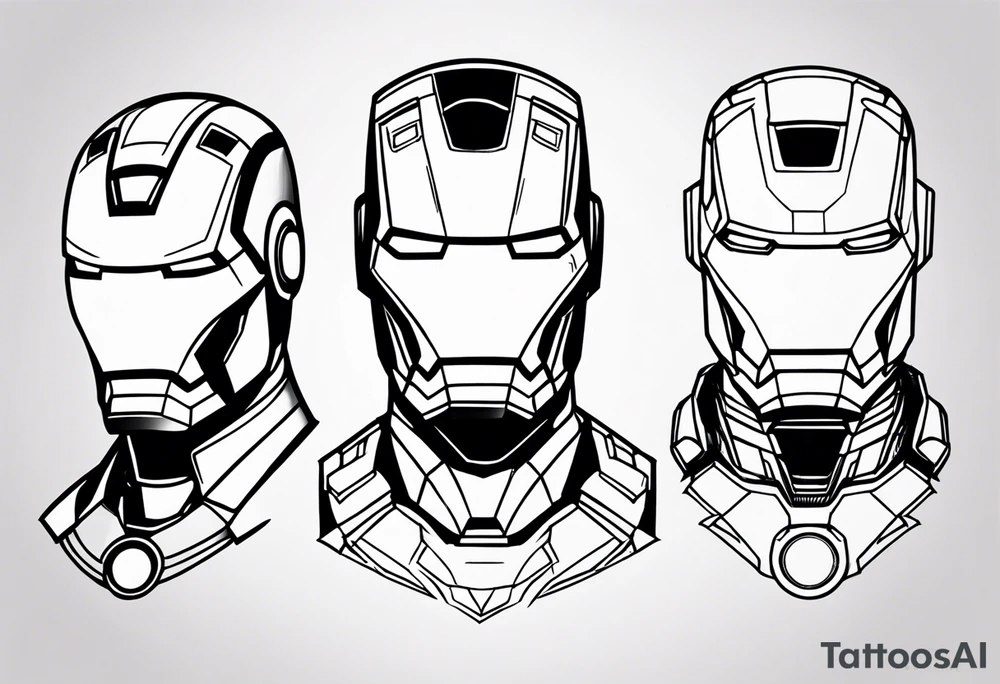 iron man tattoo idea