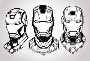 iron man tattoo idea