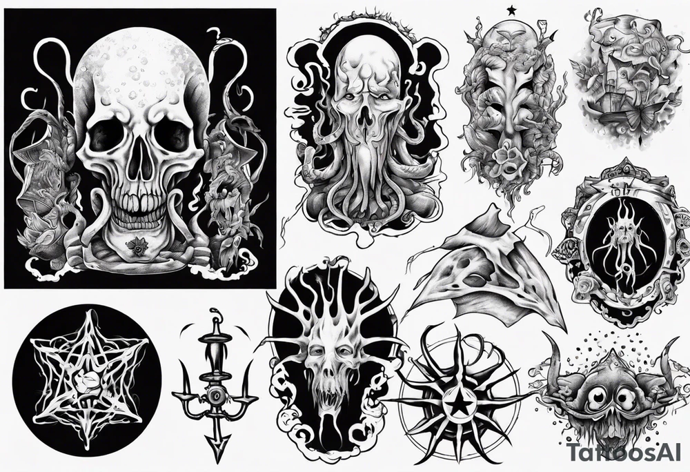 lovecraft crazy tattoo idea