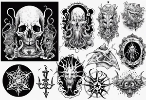 lovecraft crazy tattoo idea