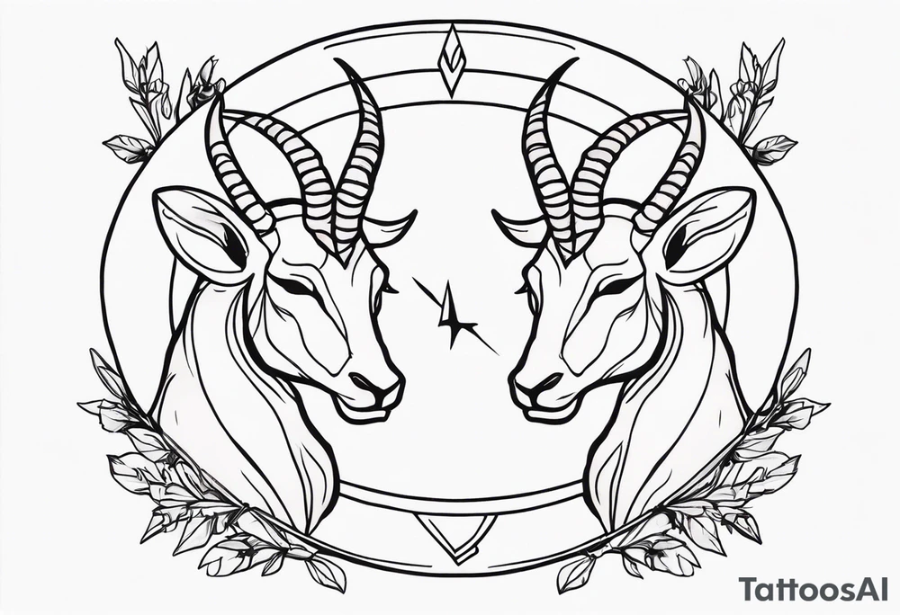 gemini capricorn cancer tattoo idea