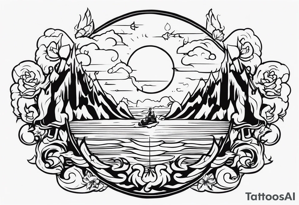 Hell or high water tattoo idea