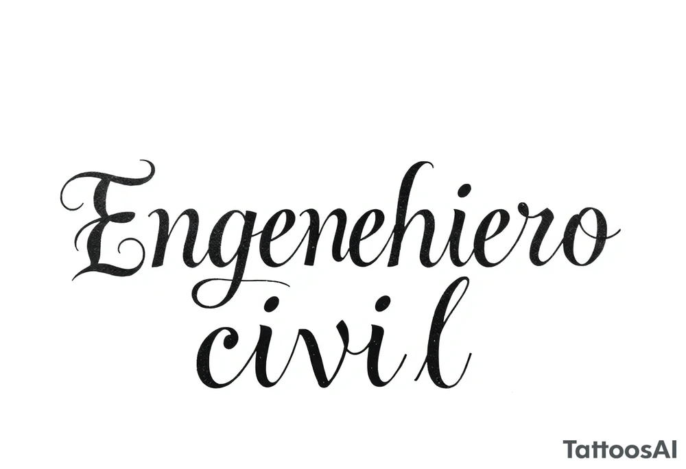 Engenheiro civil tattoo idea