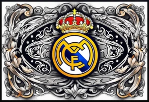 real madrid tattoo idea