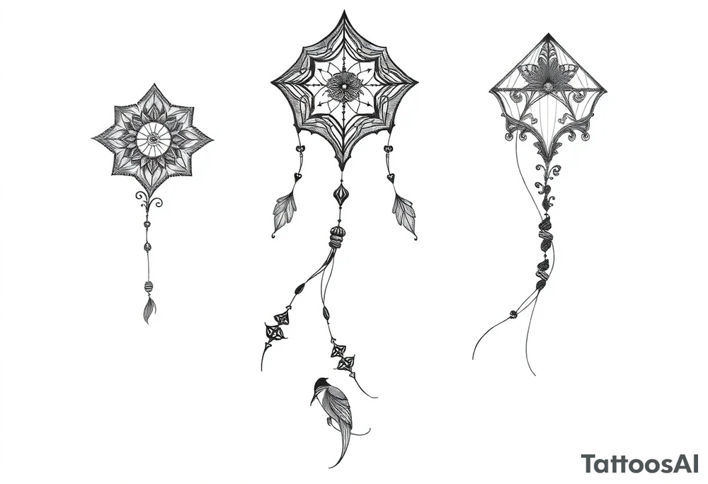 Kite mediaeval tattoo idea