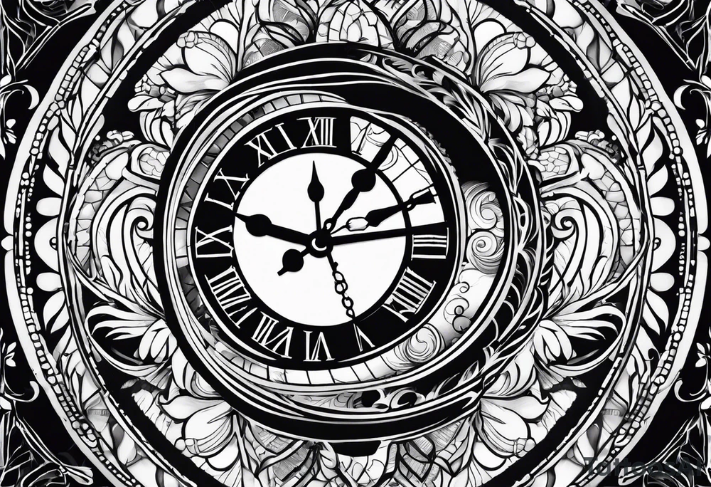 Clock tattoo idea