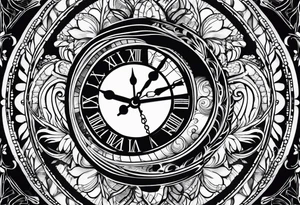 Clock tattoo idea