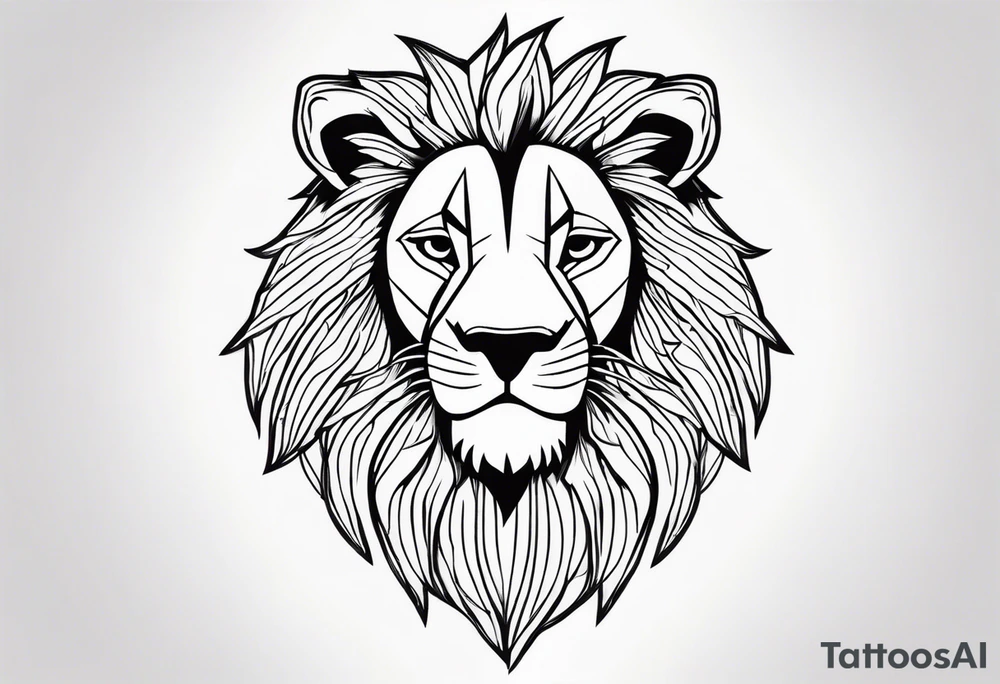 lion king tattoo idea