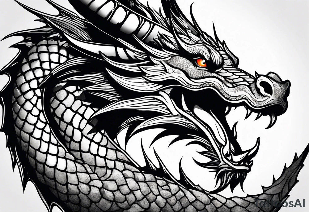 Dragon tattoo idea