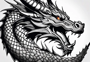 Dragon tattoo idea