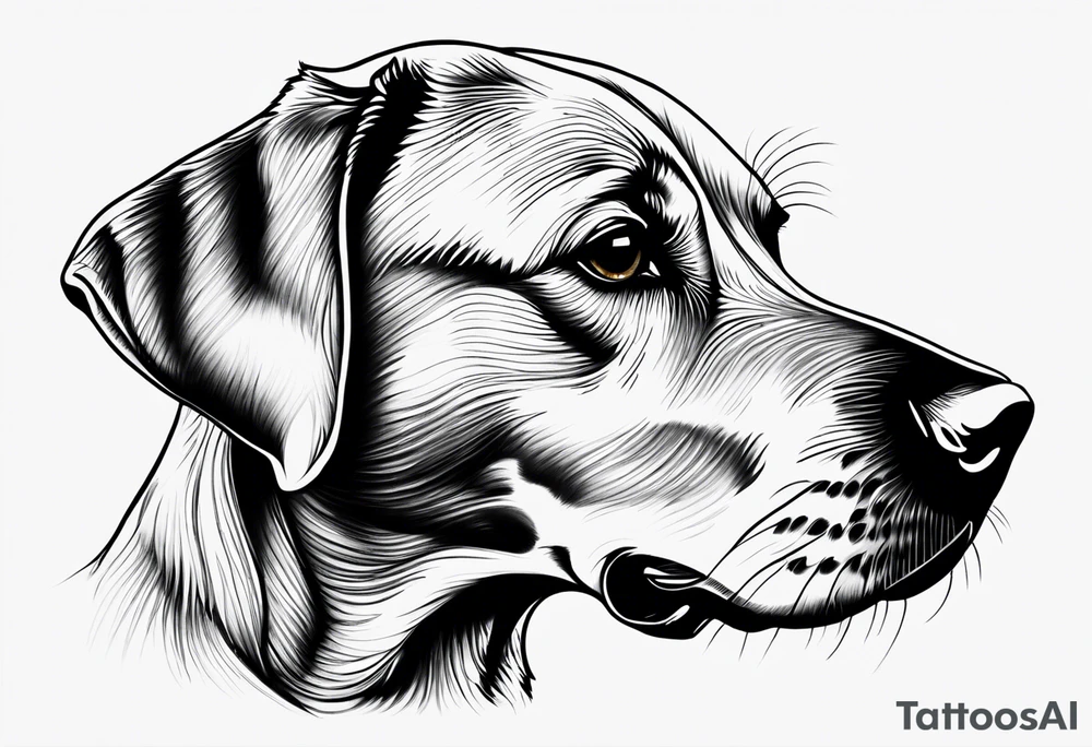 Doobie Labrador  puppy tattoo idea