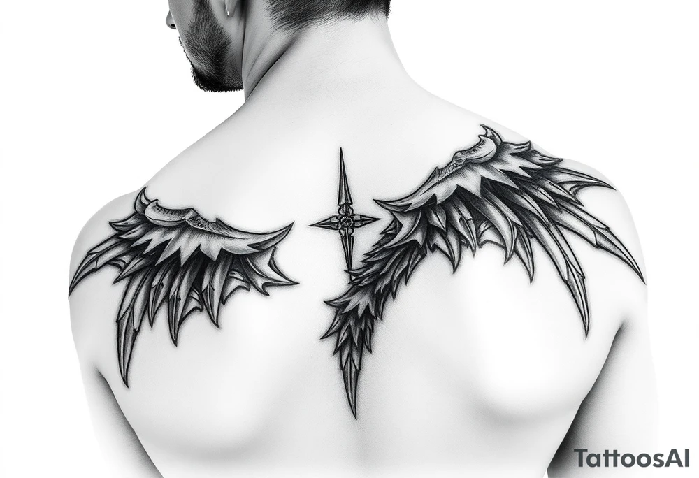 Goth and heavy metal sleeve tattoo idea