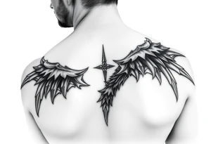 Goth and heavy metal sleeve tattoo idea