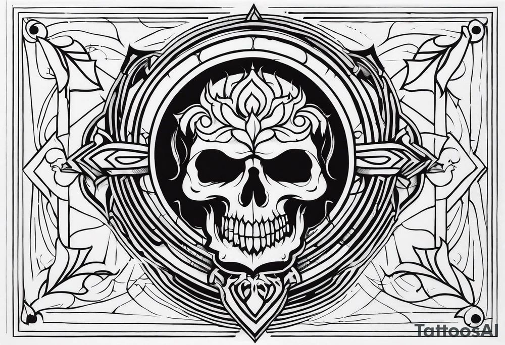 Hellfire brimstone tattoo idea