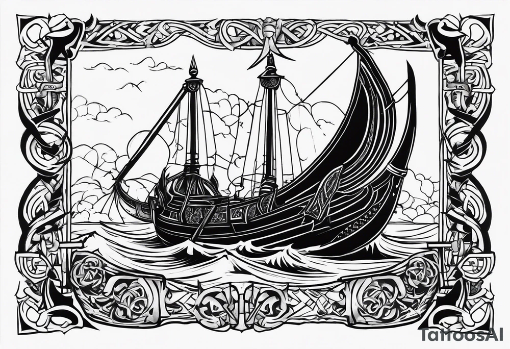 viking armada tattoo idea