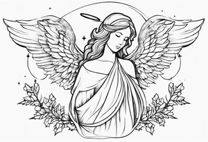 Christmas Angel tattoo idea