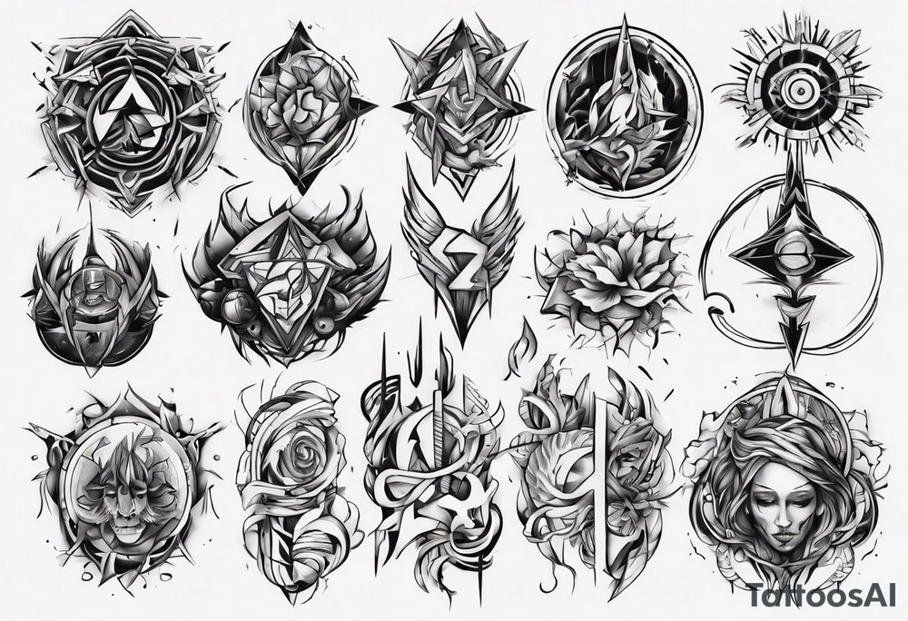 Average sign tattoo idea