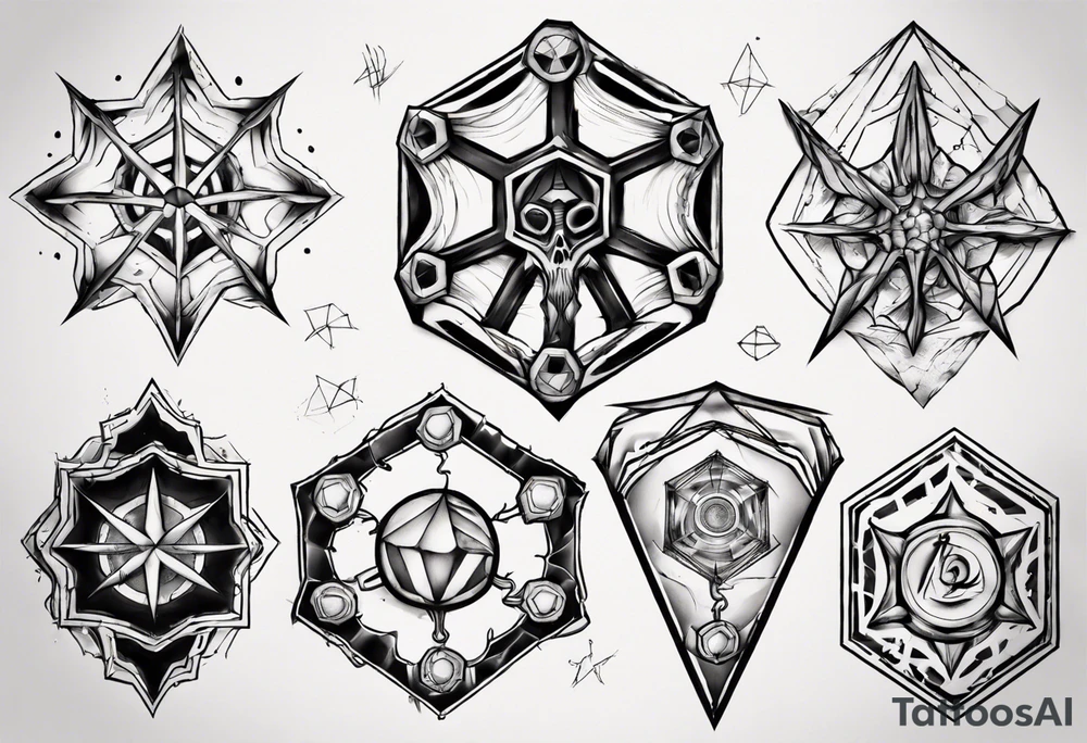 Octogons tattoo idea