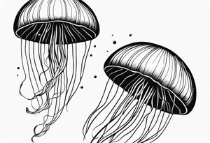 Jelly fish tattoo idea