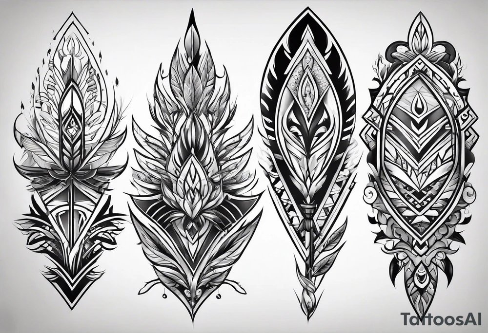 Spear tattoo idea