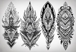 Spear tattoo idea