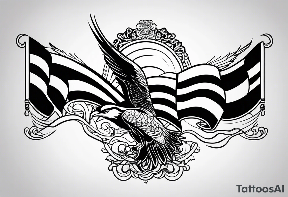 shirohige flag tattoo idea