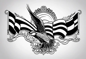 shirohige flag tattoo idea