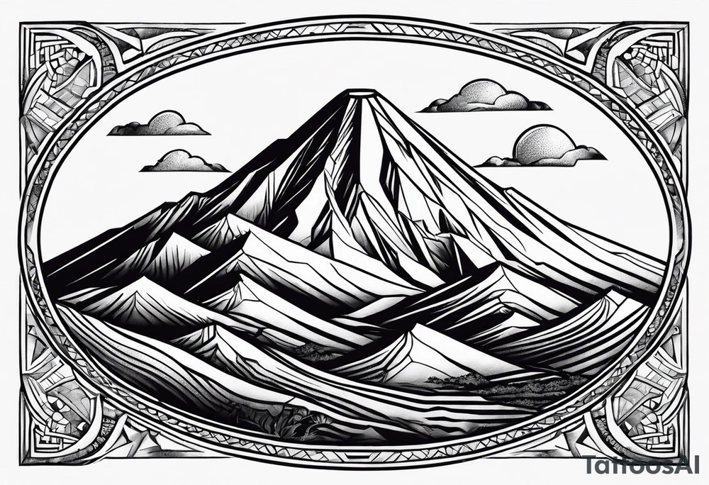 Mount ararat tattoo idea