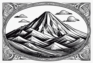 Mount ararat tattoo idea