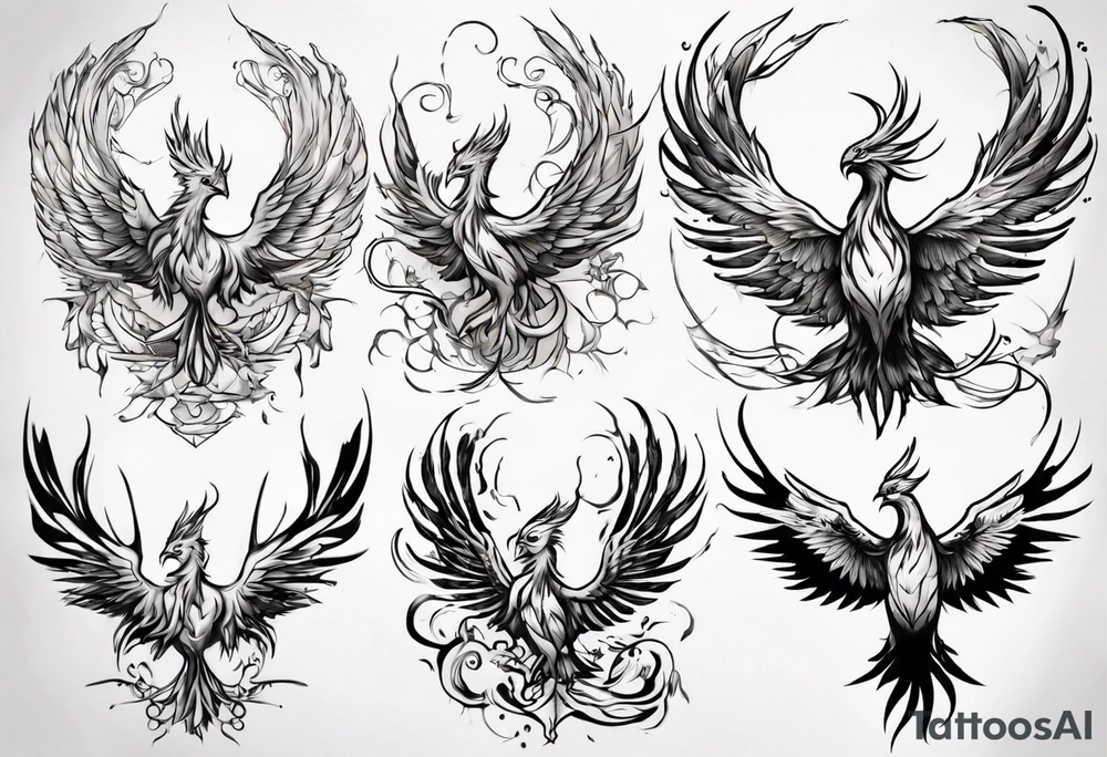Phoenix tattoo idea
