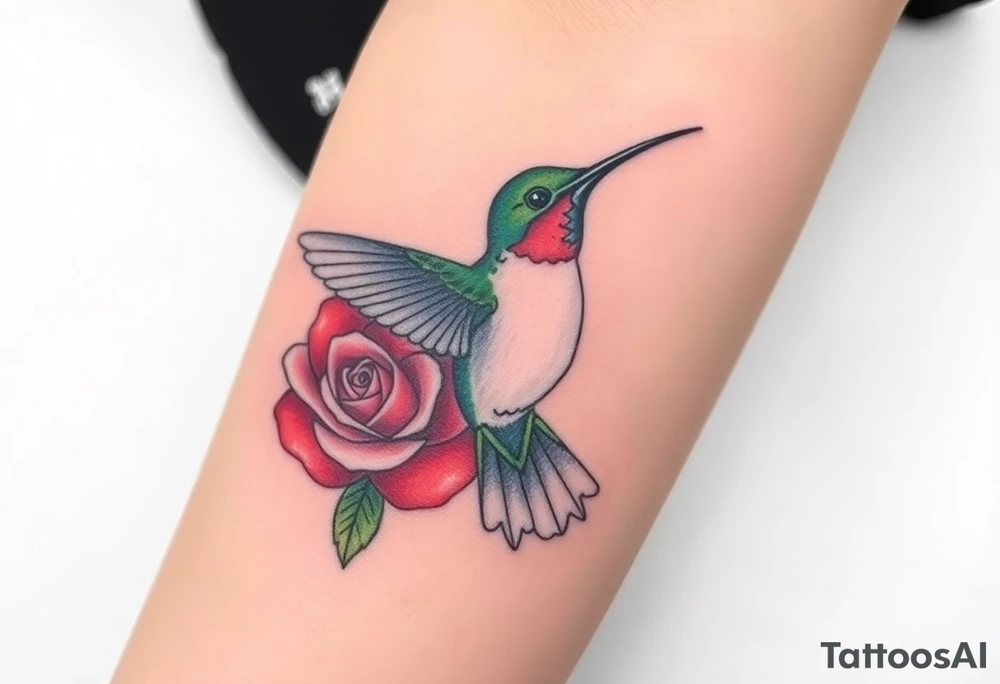 Name: Debby Deguzman 
8-17-61 to 5-29-25
Rose
Hummingbird tattoo idea