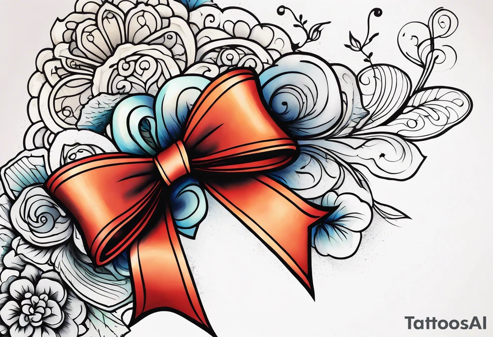 Sexy bows tattoo idea