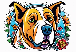 Big dog tattoo idea