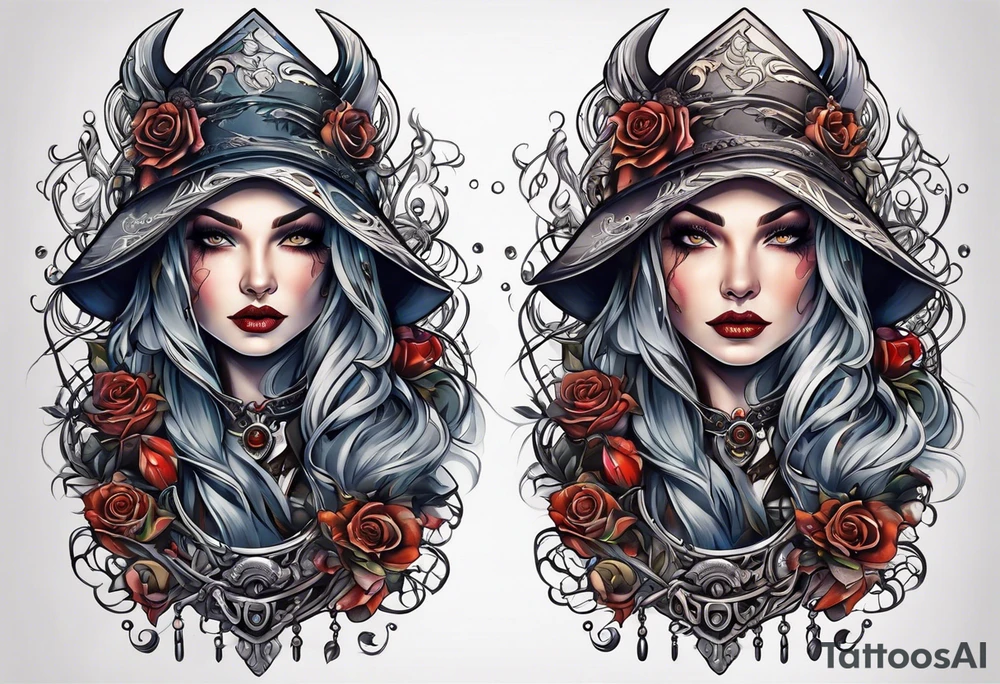 Witch tattoo idea