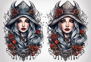 Witch tattoo idea