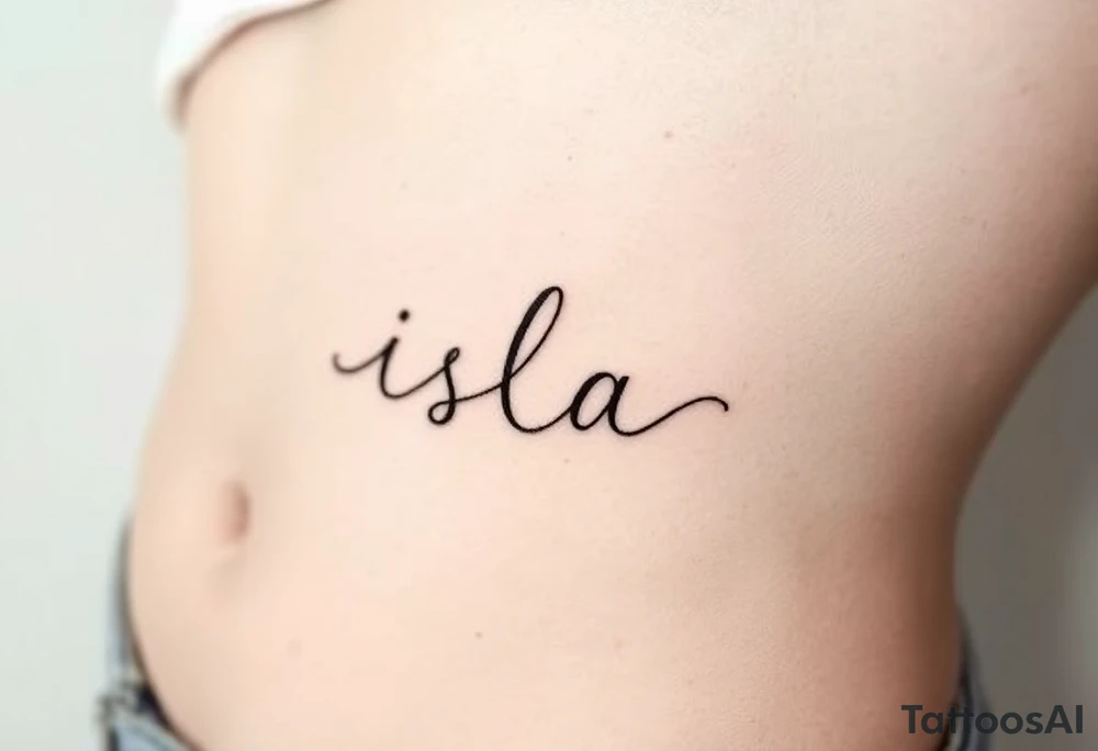 isla tattoo idea