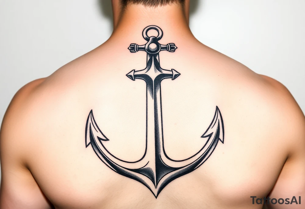 Anchor with W tattoo idea