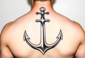 Anchor with W tattoo idea