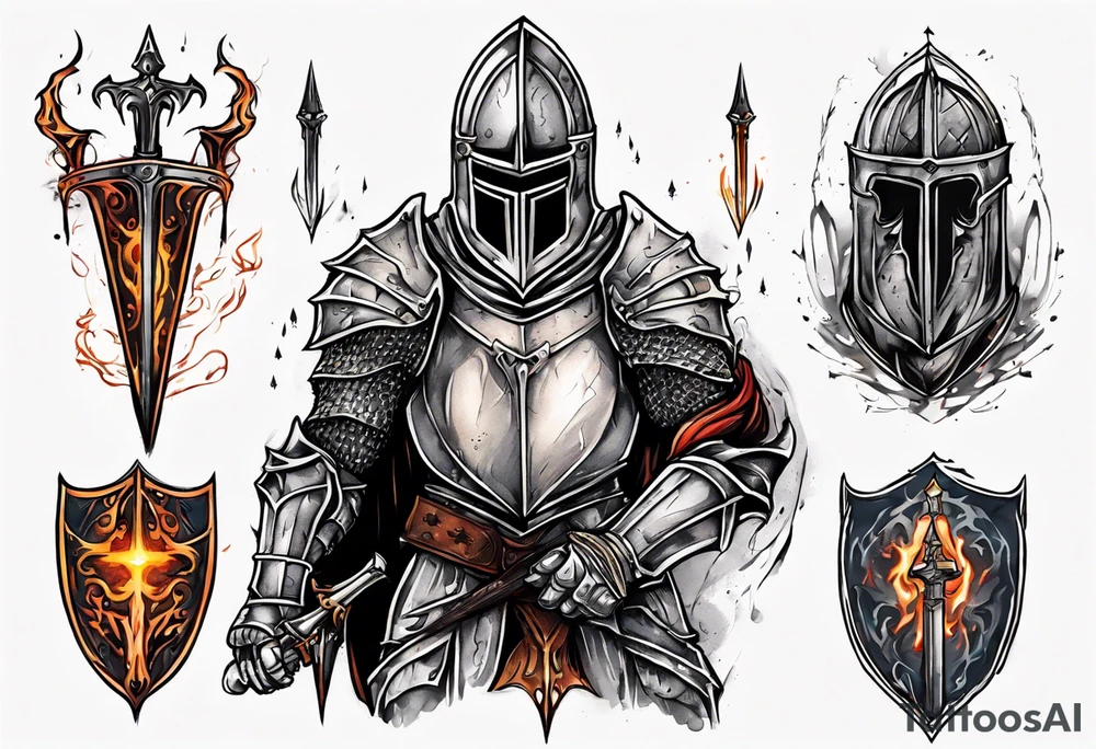 Knight tattoo idea