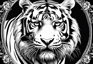 Tiger tattoo idea