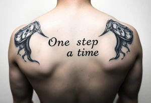 One step at a time 
saying tattoo idea