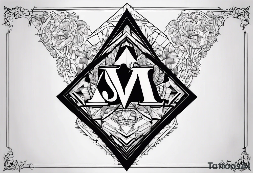 Salut je souhaiterais faire un tatouage avec les lettres MANOU superposé tattoo idea