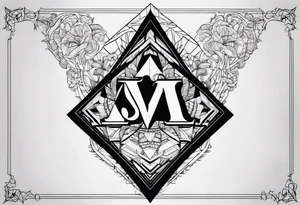 Salut je souhaiterais faire un tatouage avec les lettres MANOU superposé tattoo idea