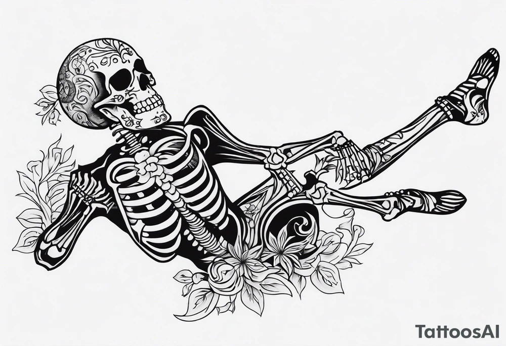 Skeleton Dancing tattoo idea