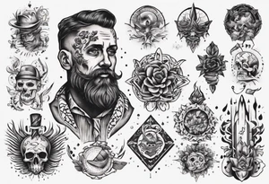 man getting a tattoo tattoo idea