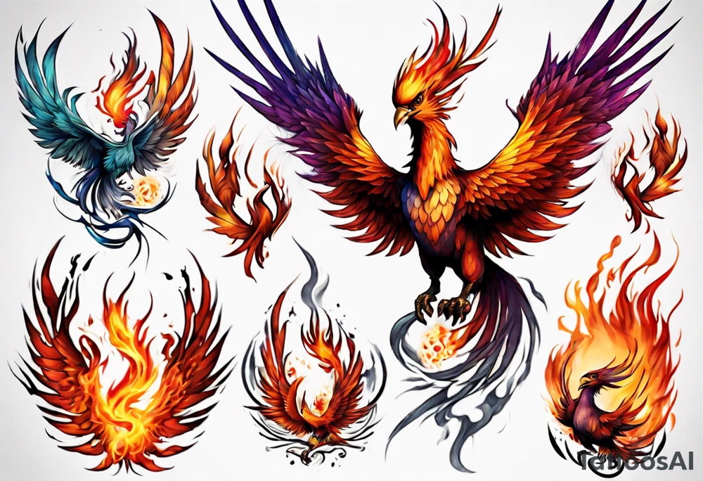 pheonix tattoo idea