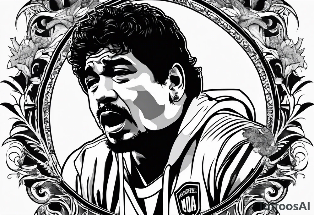 Maradona tattoo idea