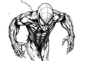 spiderman tattoo idea