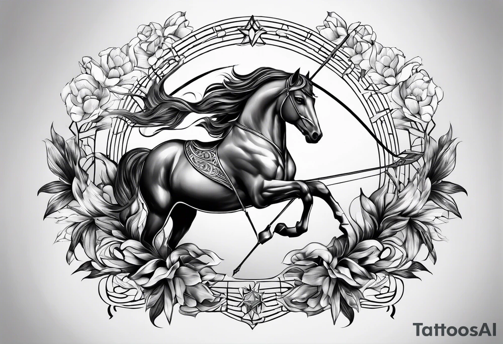 Sagittarius tattoo idea